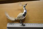 70 j oude glazen kerstvogel op knijper voor in de kerstboom, Diversen, Kerst, Ophalen, Zo goed als nieuw