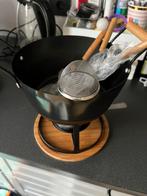 Chinese fondeuset NIEUW, Witgoed en Apparatuur, Fonduesets, Ophalen, Zo goed als nieuw, Brander, Fondueset