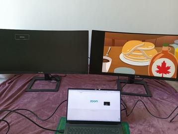 2x Philips E line ultrawide wqhd 34 inch lcd monitor beschikbaar voor biedingen