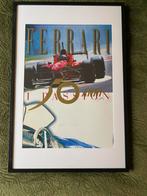 50 Jaar. Ferrari. F1, Verzamelen, Posters, Ophalen, Met lijst, Zo goed als nieuw, Sport