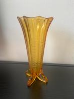 Prachtige amberkleurige Art Deco vaas, Antiek en Kunst, Antiek | Vazen, Ophalen of Verzenden