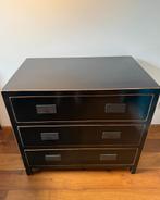 Mooie Zwarte Chinese dressoir kast H 84 cm, B 94 cm, D 61,5, Huis en Inrichting, Kasten | Dressoirs, Ophalen, Gebruikt, 50 tot 100 cm