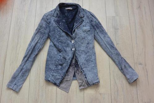 Maryley - Blauw jasje - S, Kleding | Dames, Jasjes, Kostuums en Pakken, Zo goed als nieuw, Jasje, Maat 36 (S), Blauw, Ophalen of Verzenden