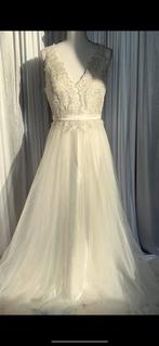 Bruidsjurk trouwjurk weddingdress tule, Ophalen of Verzenden, Zo goed als nieuw, Wit, Trouwjurk