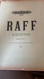 Raff Kavatine, Gebruikt, Klassiek, Ophalen of Verzenden, Viool of Altviool