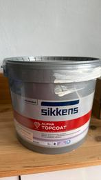 Sikkens Alpha Topcoat Muur verf (3L over), Ophalen of Verzenden, Gebruikt