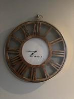 Riverdale klok zilver 60cm nieuw staat, Huis en Inrichting, Woonaccessoires | Klokken, Ophalen, Zo goed als nieuw, Analoog, Wandklok
