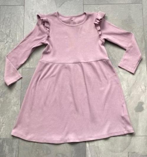 Lila kleurige jurk van ribtricot, van H&M, maat 110/116 (qwe, Kleding | Dames, Jurken, Zo goed als nieuw, Maat 34 (XS) of kleiner