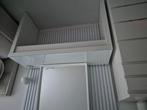 Wit bureau met spiegel, Huis en Inrichting, Kasten | Ladekasten, Ophalen, Gebruikt, 1 of 2 laden, 50 tot 100 cm