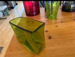 Riihimaen? Lichtgroene Vaas ,Handmade , 18X13 cm. Perfect, Ophalen of Verzenden