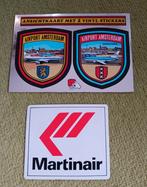 Kaart schiphol Amsterdam vliegtuig + merk martin air, Verzenden, 1980 tot heden, Ongelopen, Voertuig