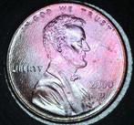 Toned Lincoln Cent 2000 D, Ophalen of Verzenden, Noord-Amerika, Losse munt