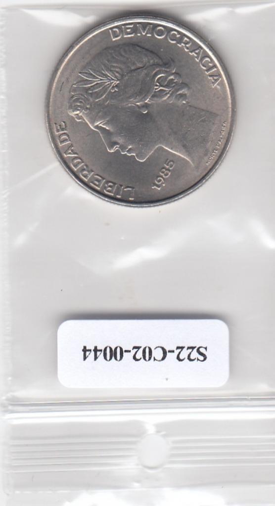 S22-C02-0044-M01 Portugal 25 escudos UNC 1985 KM607a, Postzegels en Munten, Munten | Europa | Niet-Euromunten, Overige landen