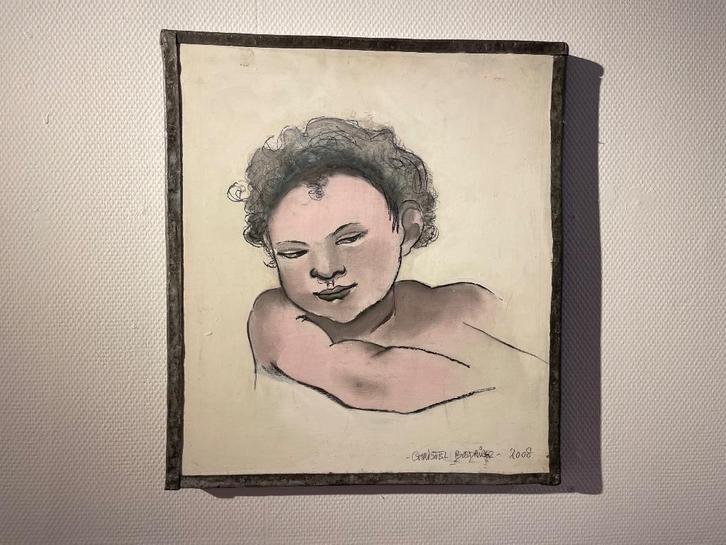 Engeltje (Christel Bosdriesz (1946-2024)), Antiek en Kunst, Kunst | Schilderijen | Modern, Ophalen