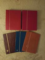 5 lege postzegelalbums ---> Kijk !, Verzenden, Verzamelalbum