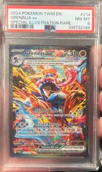 Greninja EX PSA 8 Twilight Masquerade 2024, Ophalen of Verzenden, Zo goed als nieuw