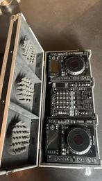 Pioneer CDJ-2000 (2x) + DJM-800 mixer met flightcase, Ophalen of Verzenden, Gebruikt, Minder dan 5 kanalen