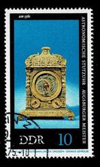 postzegel 1736 DDR Astronomische pendule Augsbergse Meester, Ophalen of Verzenden, DDR, Gestempeld