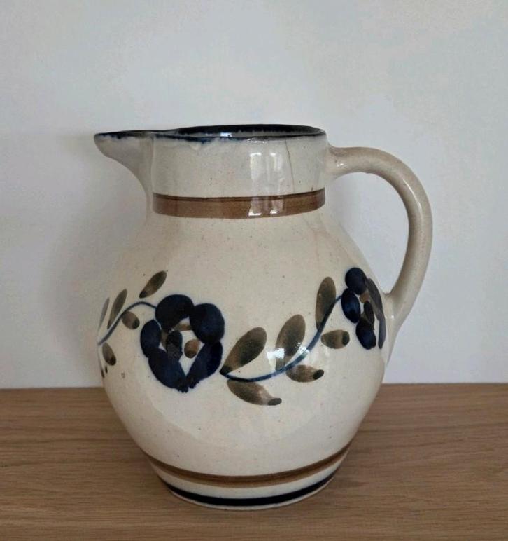 Antieke sobere Bunzlau kan, Antiek en Kunst, Antiek | Keramiek en Aardewerk, Ophalen of Verzenden