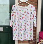 top, Maat 38/40 (M), Wit, Korte mouw, Gedragen