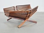 Vintage Deense palissander fruitschaal mand ‘60 Mid-Century