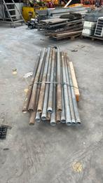 17 palen hekwerk gegalvaniseerd 6cm 220cm, Ophalen, Zo goed als nieuw, Overige typen, Minder dan 2 meter
