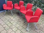 4 gebruikte Patrik stoelen (IKEA), Huis en Inrichting, Stoelen, Ophalen, Gebruikt, Vier, Stof