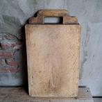Mooie dikke oude brocante houten snijplank broodplank Etage3, Huis en Inrichting, Woonaccessoires | Overige, Ophalen, Gebruikt