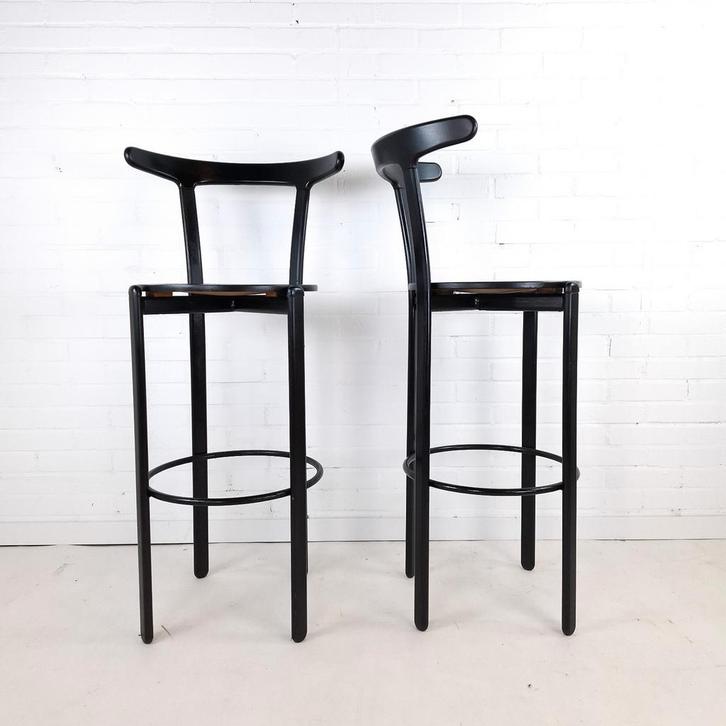 2x vintage Memphis stijl barkruk, Antiek en Kunst, Antiek | Meubels | Stoelen en Banken, Ophalen
