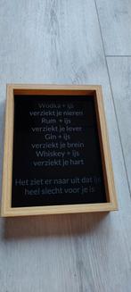 Tegel spreuk voor de ijs liefhebber ;), Ophalen of Verzenden, Nieuw