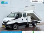 Iveco Daily 35C16 3.0 Dubbele Cabine Kipper Mixto DoKa Dubbe, Auto's, Bestelauto's, Achterwielaandrijving, 4 cilinders, Iveco