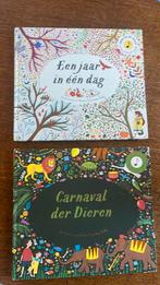 Carnaval der dieren en een jaar in een dag muziekboeken, Ophalen of Verzenden, Zo goed als nieuw