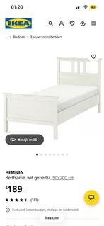 IKEA hemnes 1 persoonsbed 90x200, Huis en Inrichting, Slaapkamer | Bedden, Ophalen, Gebruikt, 90 cm, Eenpersoons