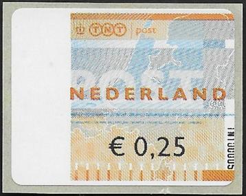 Wincor Nixdorf automaatzegel € 0,25 TNT5 Den Haag. beschikbaar voor biedingen