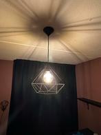 Zwarte Plafond- & Wandlamp Set, Huis en Inrichting, Lampen | Hanglampen, Ophalen, Zo goed als nieuw, Metaal, Minder dan 50 cm