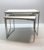 vintage mimi set 2 delig Brabantia chroom / wit, Ophalen, Zo goed als nieuw