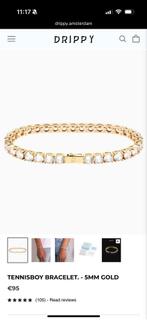 tennisboy bracelet BRAND NEW by drippy amsterdam, Nieuw, Goud, Goud, Ophalen