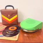 ZELDZAME PLATENSPELER MINERVA GA45-R SPACE AGE FLUO GROEN, Overige merken, Gebruikt, Automatisch, Verzenden