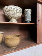 Berkenbast schors bloempot vintage keramiek, Tuin en Terras, Bloempotten, Onbekend, tweedehands, Onbekend, tweedehands, Onbekend, tweedehands