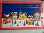Kerstdorpje 17-delig met verlichting, Diversen, Ophalen, Zo goed als nieuw