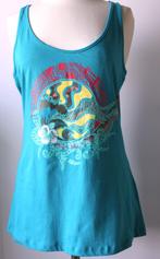 Nieuwe blauwe top, vrolijke print. Maat 40, Maat 38/40 (M), Blauw, Nieuw, Ophalen of Verzenden
