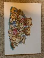Vintage Borduurwerk Beertjes - Gaaf!, Hobby en Vrije tijd, Borduren en Borduurmachines, Ophalen of Verzenden, Zo goed als nieuw