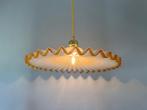 glazen plissé lamp Murano, Gebruikt, Glas, Ophalen of Verzenden, 75 cm of meer