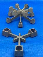 Vintage Paro Denmark Kandelaars - Ø 9cm, Gebruikt, Zwart, Ophalen of Verzenden, Metaal