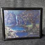 Afbeelding waterval, Minder dan 50 cm, Gebruikt, Ophalen of Verzenden, Schilderij