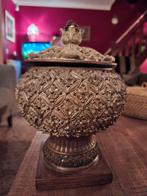 Baroque - Deco opbergdoos resin met deksel - urn, Ophalen of Verzenden, Overige materialen, Minder dan 50 cm