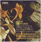 Weber: Ouvertures Birmingham SO o.l.v. Lawrence Foster, Ophalen of Verzenden, Romantiek, Zo goed als nieuw, Orkest of Ballet