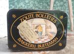 Vintage zoute bolletjes blik bakkerij Buiteman (237), Overige merken, Gebruikt, Overige, Ophalen of Verzenden