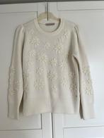 Studio anneloes flower pullover trui M roomwit, Kleding | Dames, Maat 38/40 (M), Wit, Ophalen of Verzenden