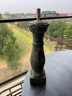 Prachtige tafellamp voet in groen/grijs tinten * Blikvanger, Ophalen of Verzenden, Zo goed als nieuw